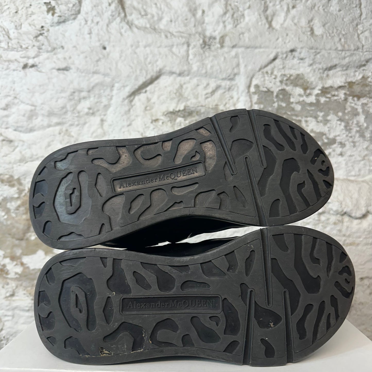 Alexander Mcqueen Nappa Joey Triple Black Sneaker Sz 7.5 (40.5) No Box