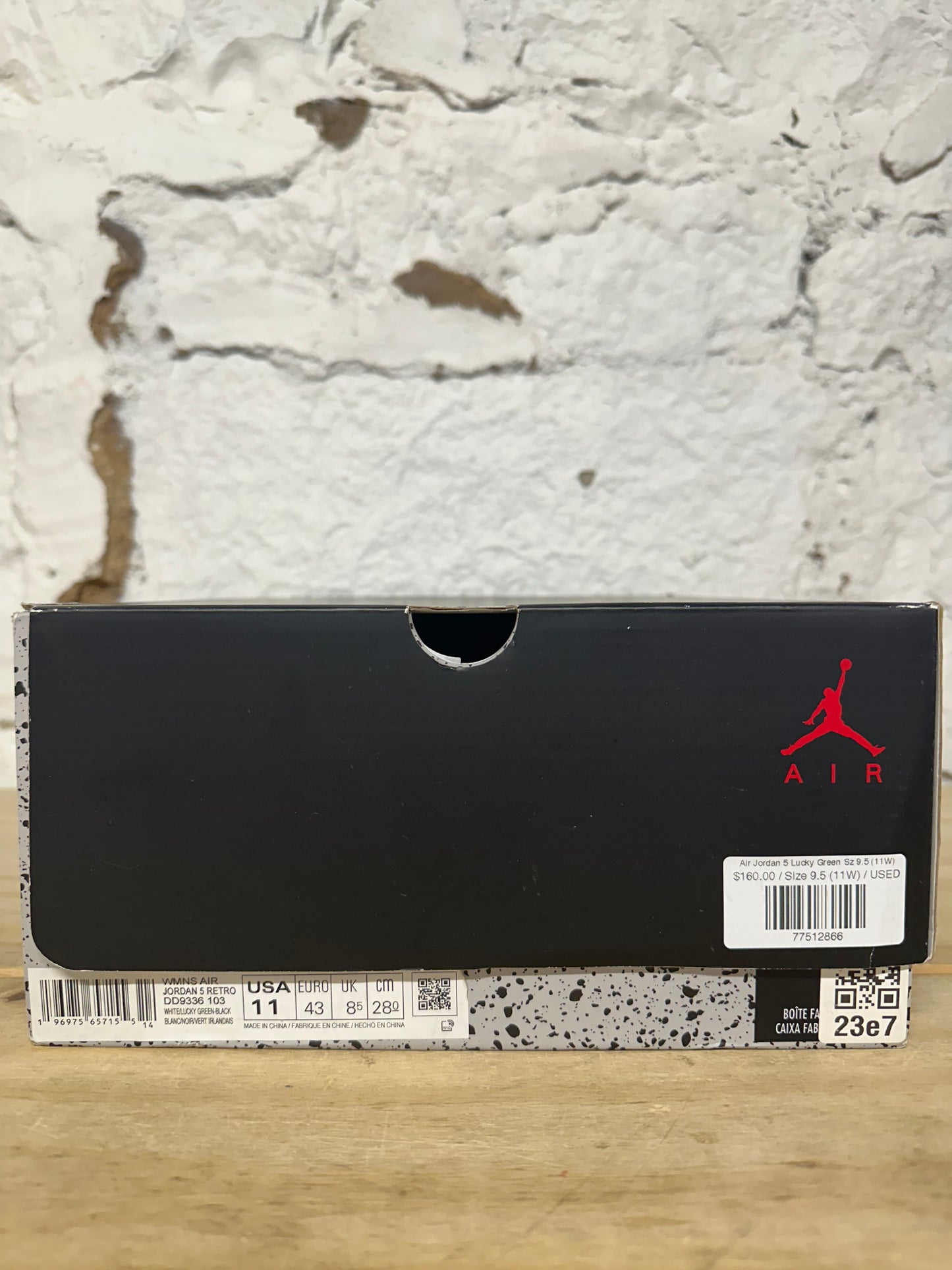 Air Jordan 5 Lucky Green Sz 9.5 (11W)