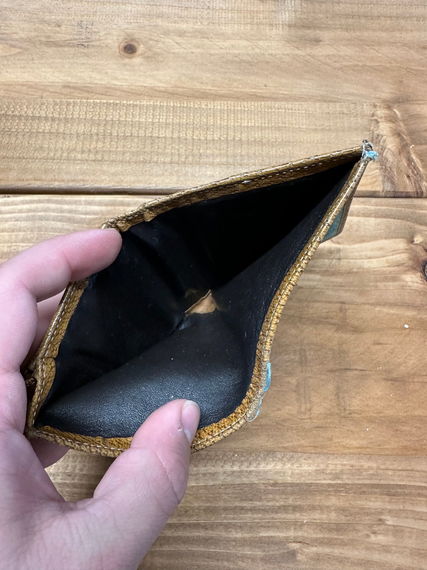 Gucci Blue Monogram Compact Wallet