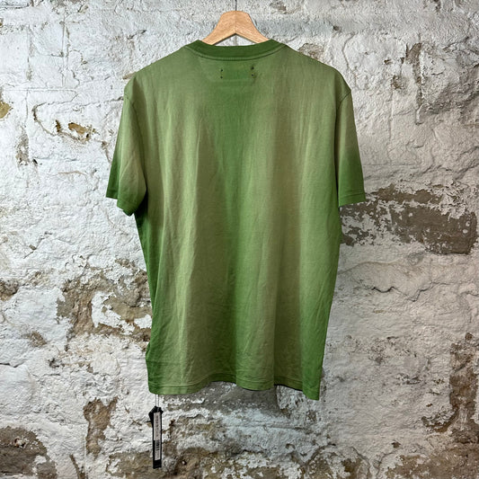 Amiri Yellow Track T-shirt Green Sz XS