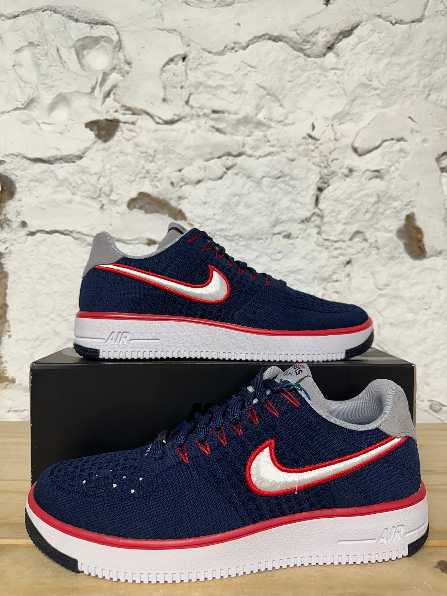 Nike Air Force 1 Low Ultra Flyknit New England Patriots RKK Sz 11 DS