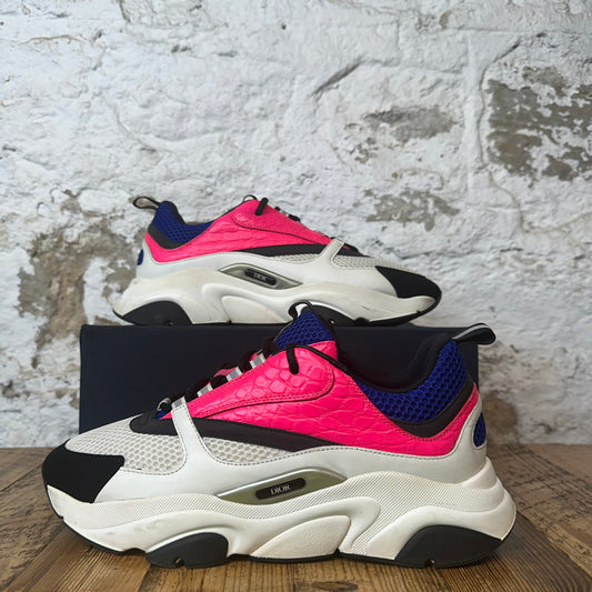 Dior B22 Croc Pink Blue White Sneaker Sz 12 (45)