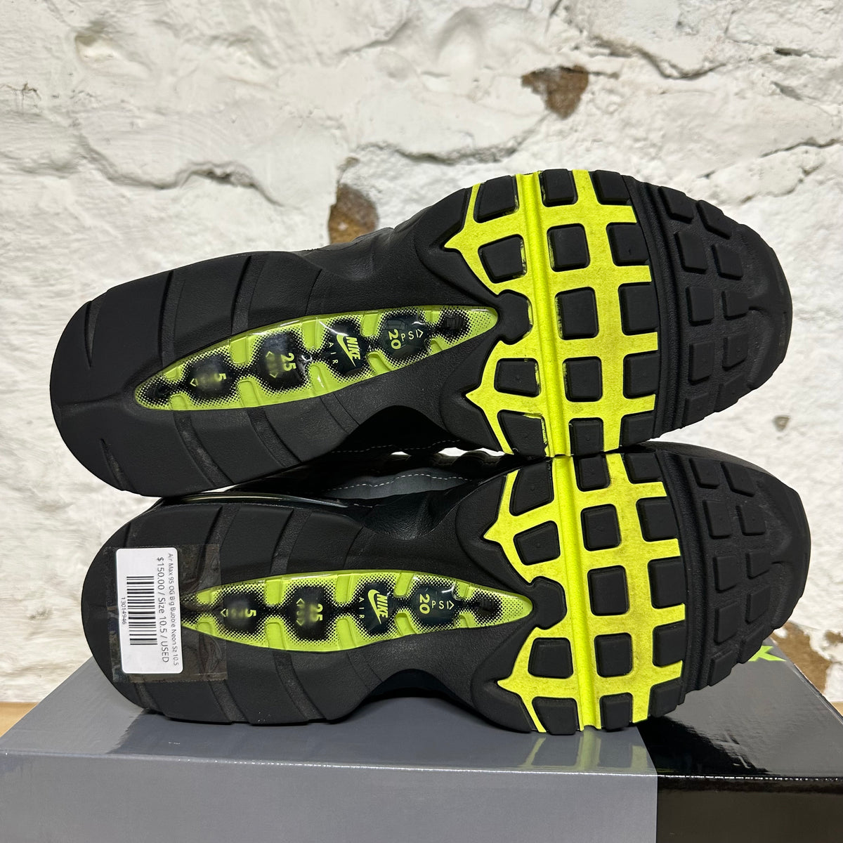 Nike Air Max 95 OG Big Bubble Neon Sz 10.5