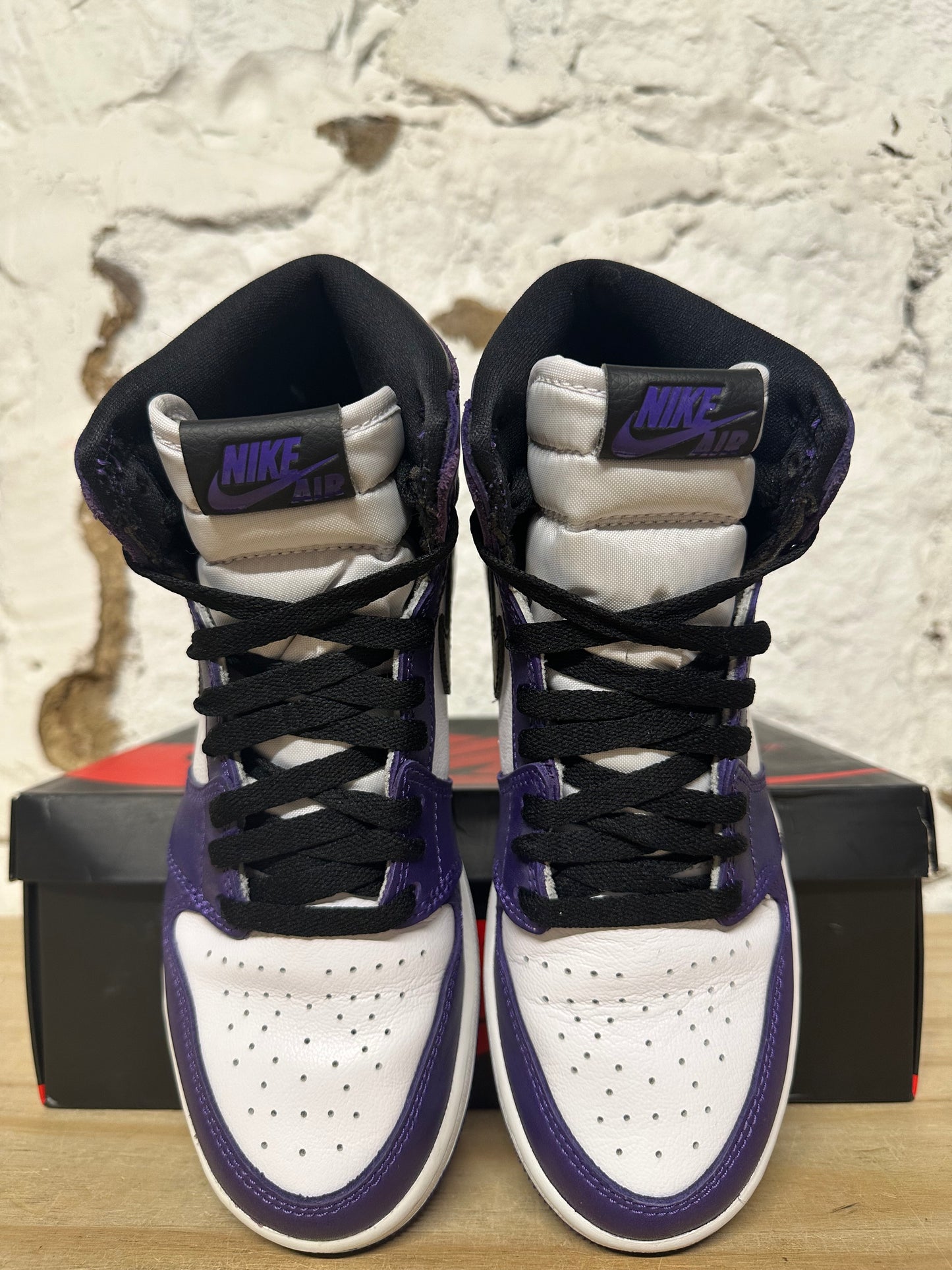 Air Jordan 1 High Court Purple White Sz 5.5Y