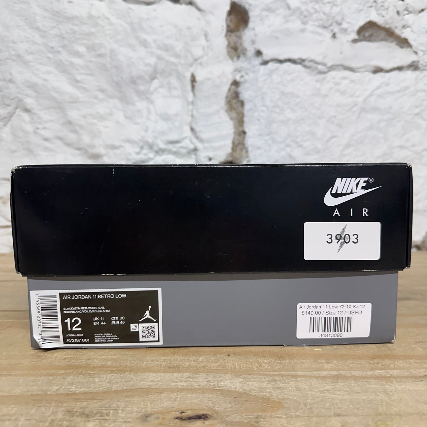 Air Jordan 11 Low 72-10 Sz 12