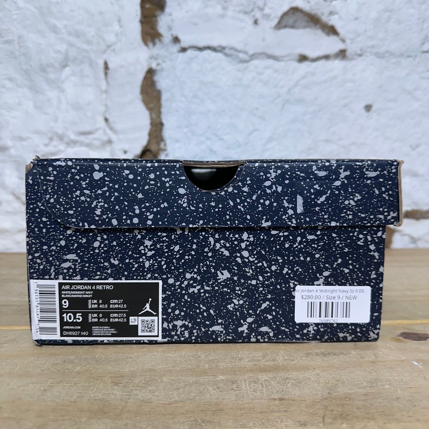 Air Jordan 4 Midnight Navy Sz 9 DS