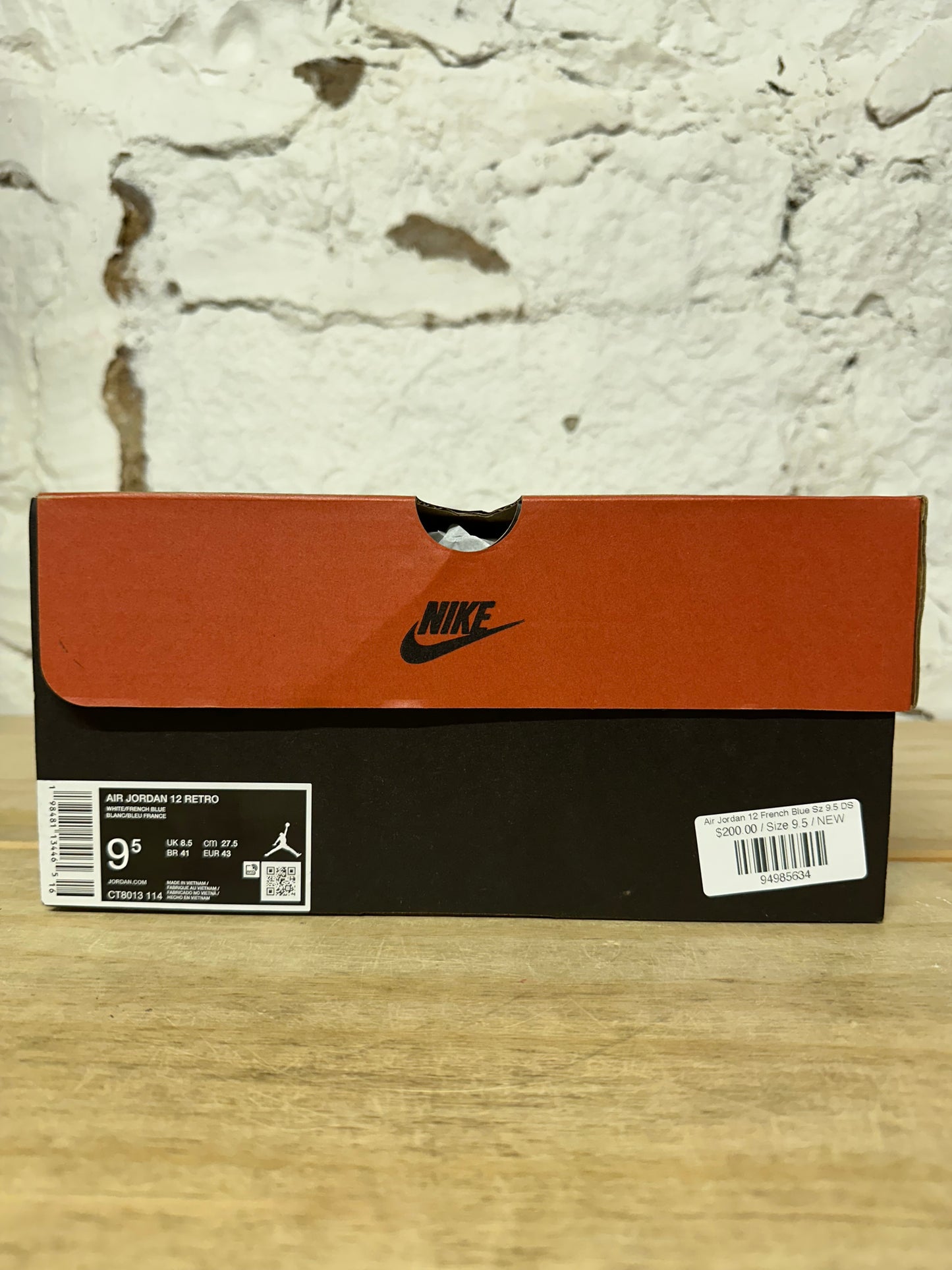 Air Jordan 12 French Blue Sz 9.5 DS