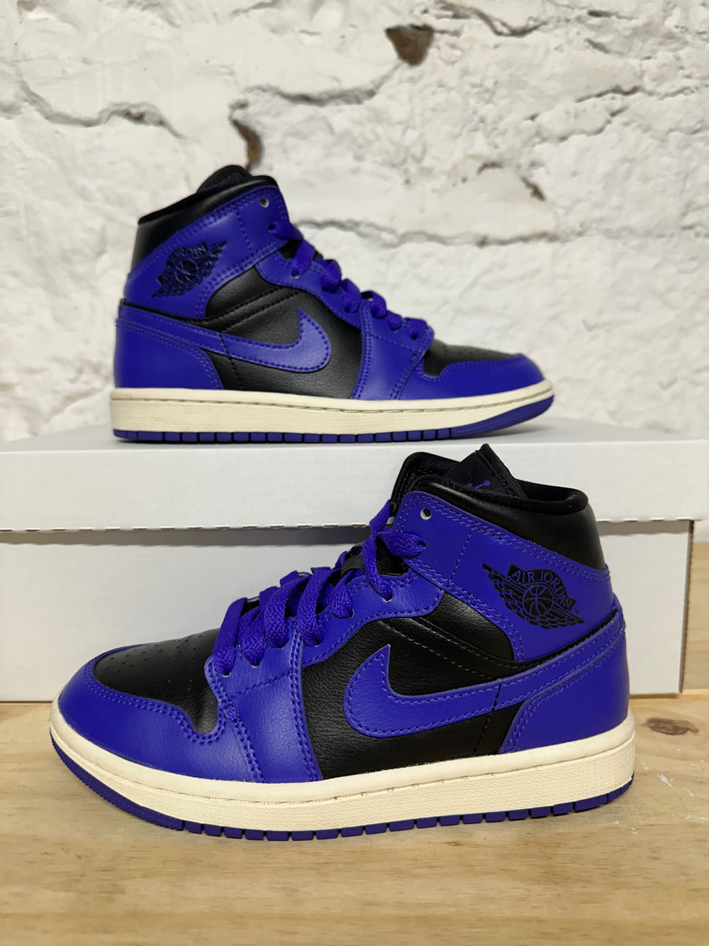 Air Jordan 1 Mid Dark Concord Sz 3.5 (5W)
