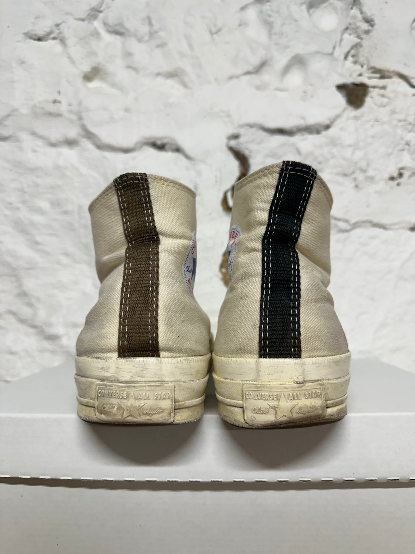 Converse CDG White Red Sz 8.5