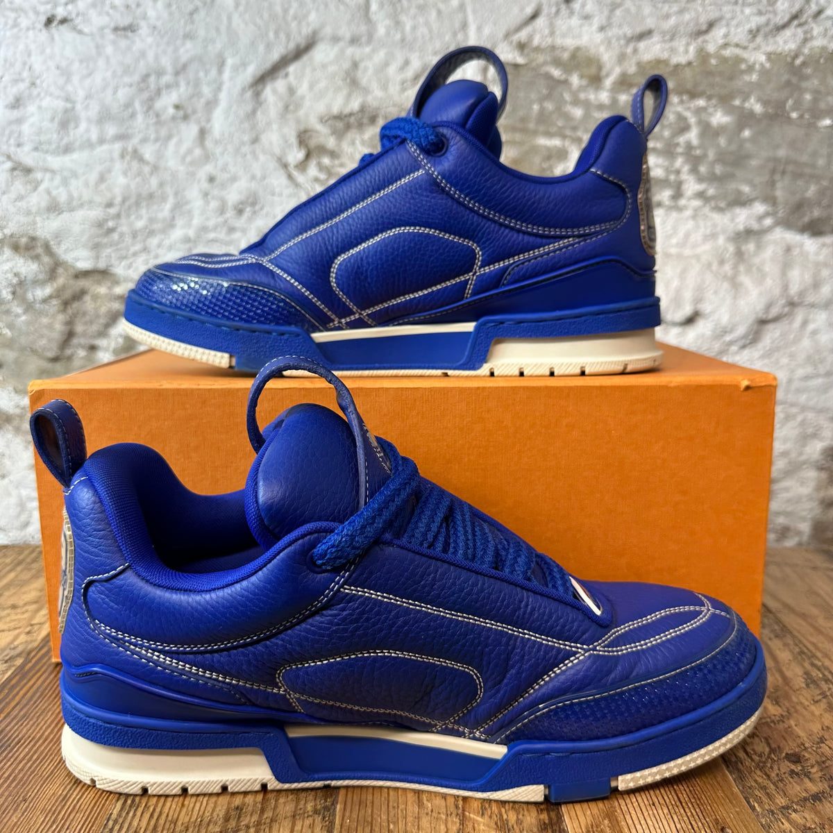 Louis Vuitton Blue Skate Sneaker Sz 10 (8.5LV)