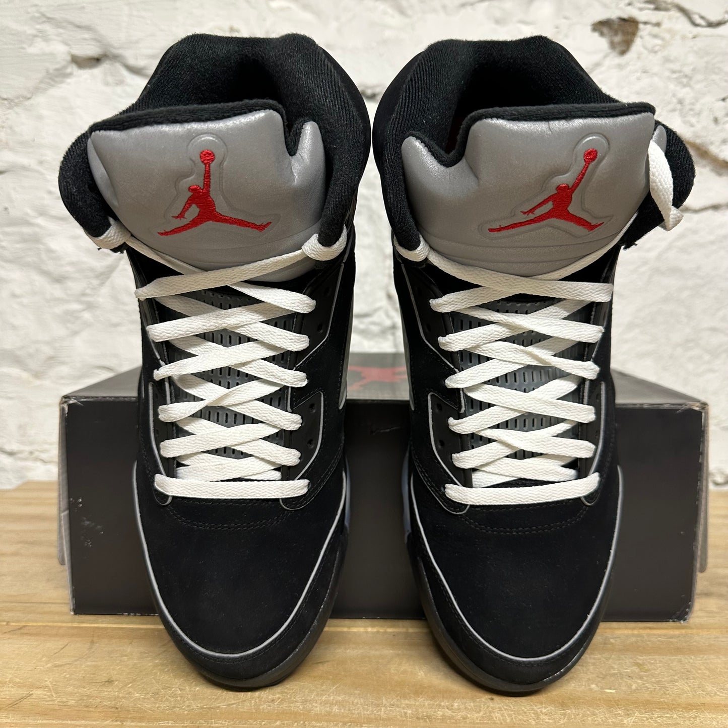 Air Jordan 5 Black Metallic Sz 13