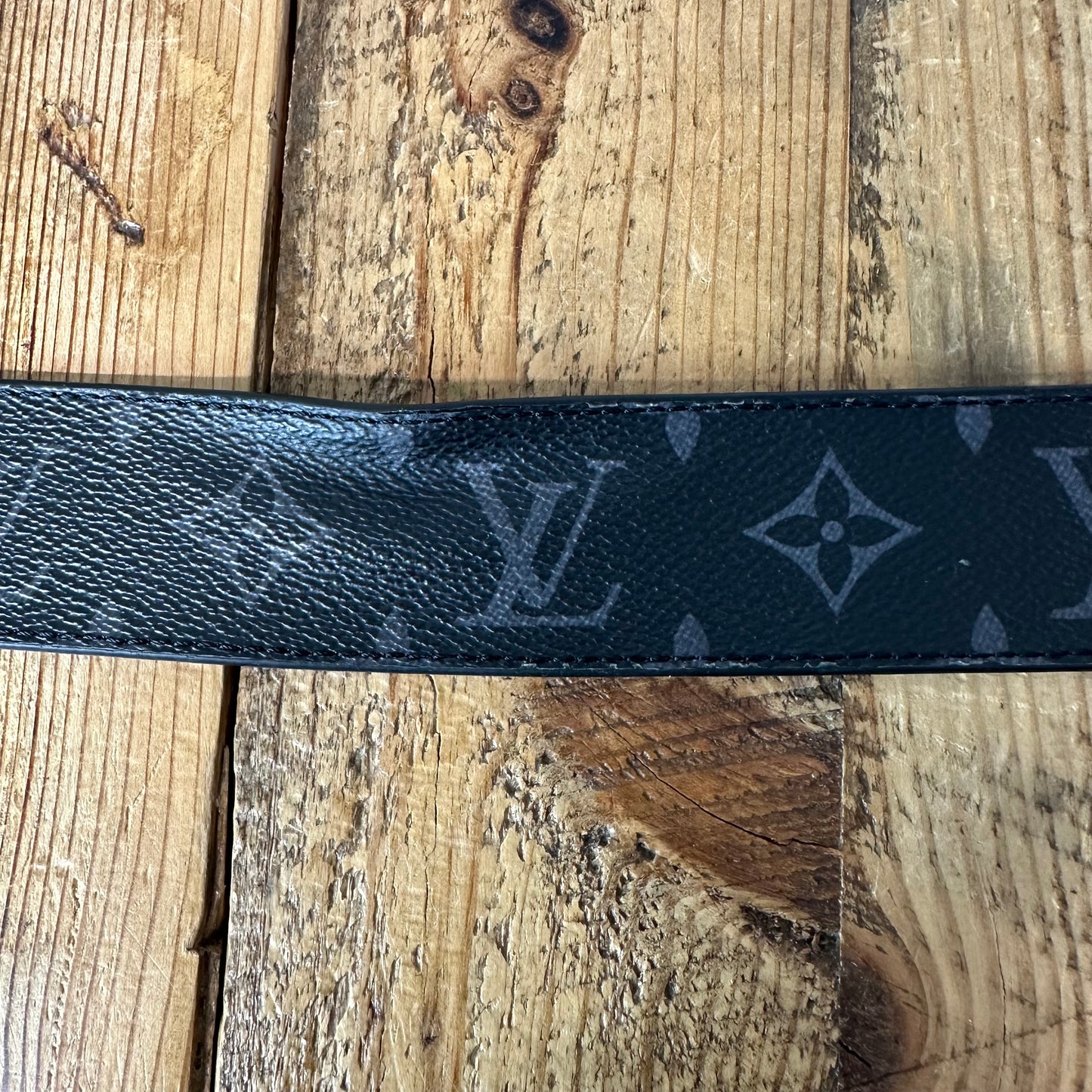 Louis Vuitton Graphite Monogram Belt Sz (90/36)