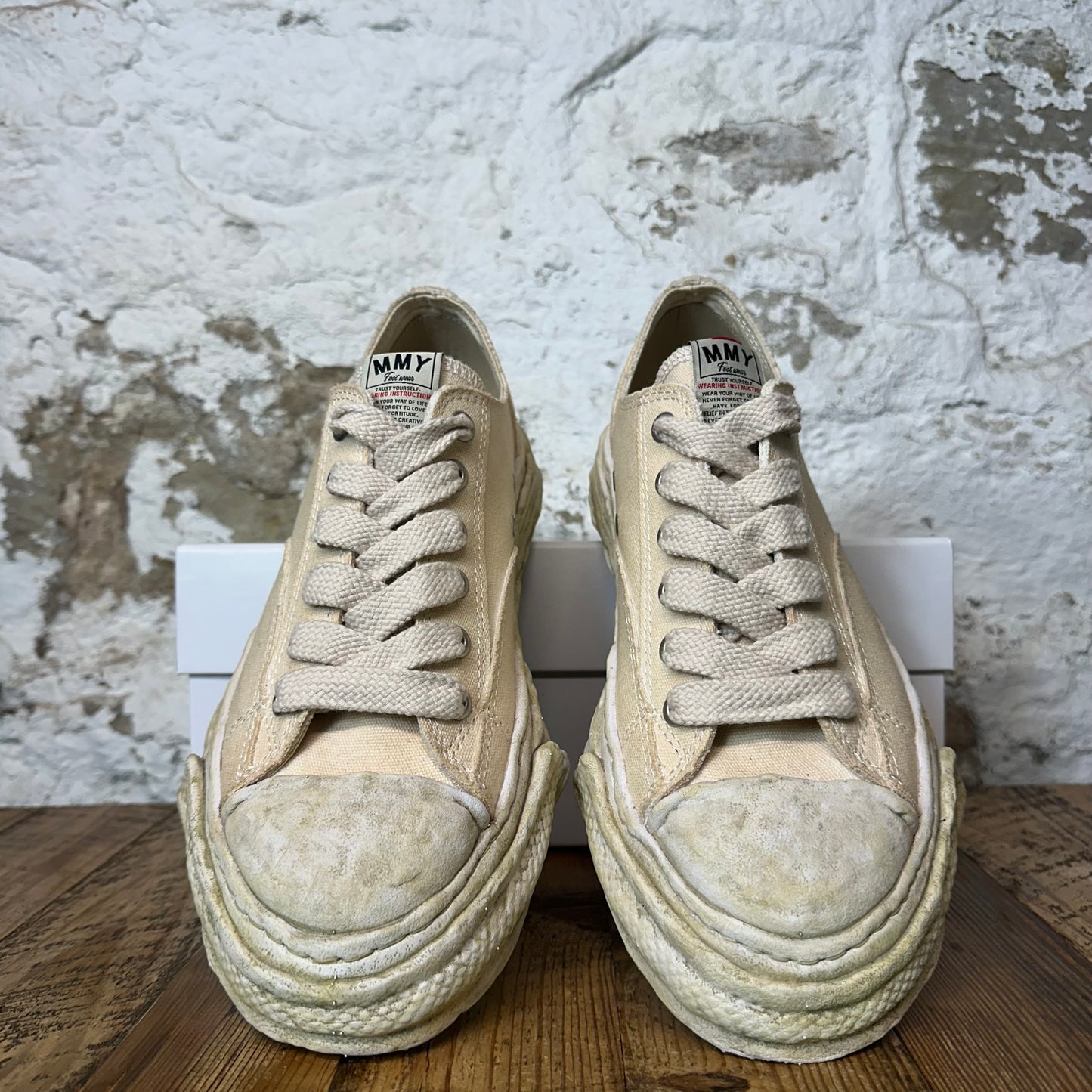 Maison Mihara Peterson 23 Cream Sneaker Sz 10 (43)