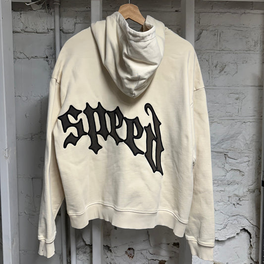 Godspeed Cream Zip Up Hoodie Sz S