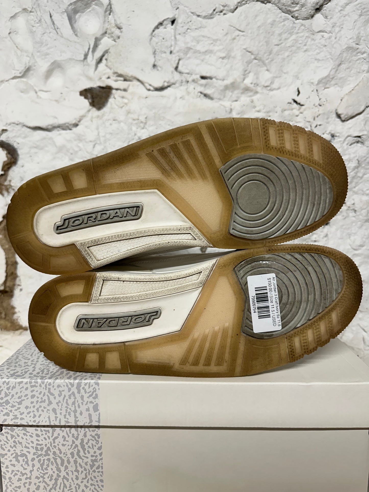 Air Jordan 3 Craft Ivory Sz 11.5