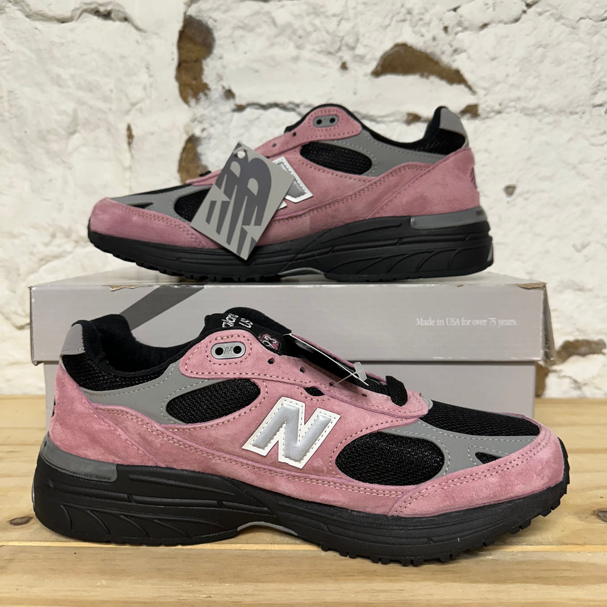 New Balance 993 MiUSA Pink Taffy Sz 9 DS
