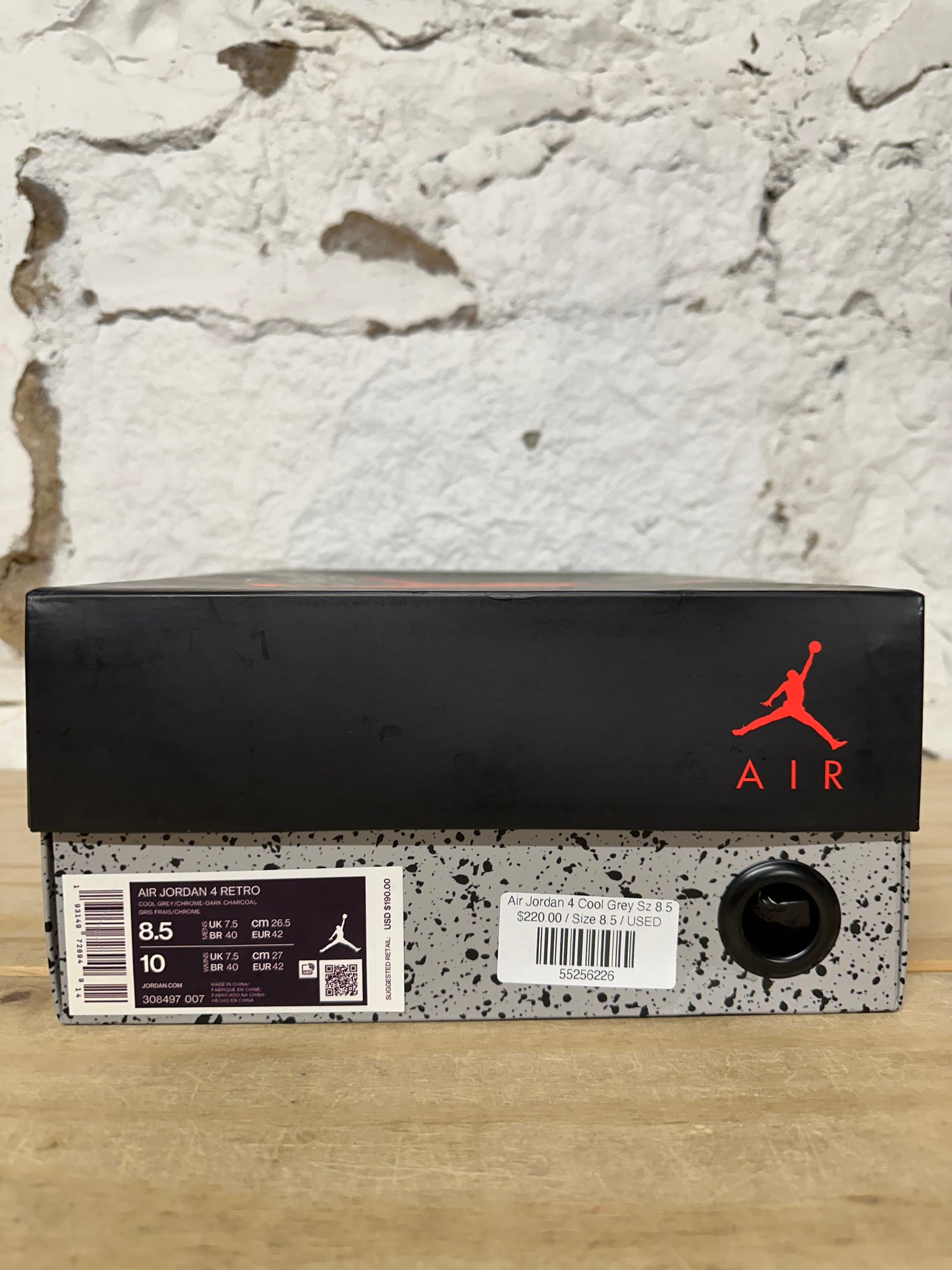 Air Jordan 4 Cool Grey Sz 8.5