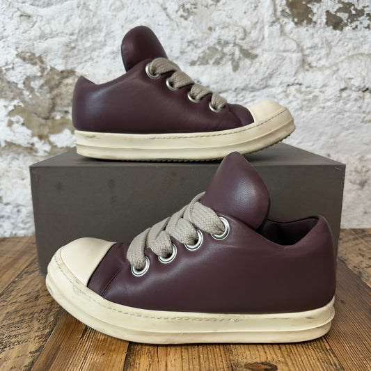Rick Owens Jumbo Lace Puffer Purple Sneaker Sz 6.5 (39.5)