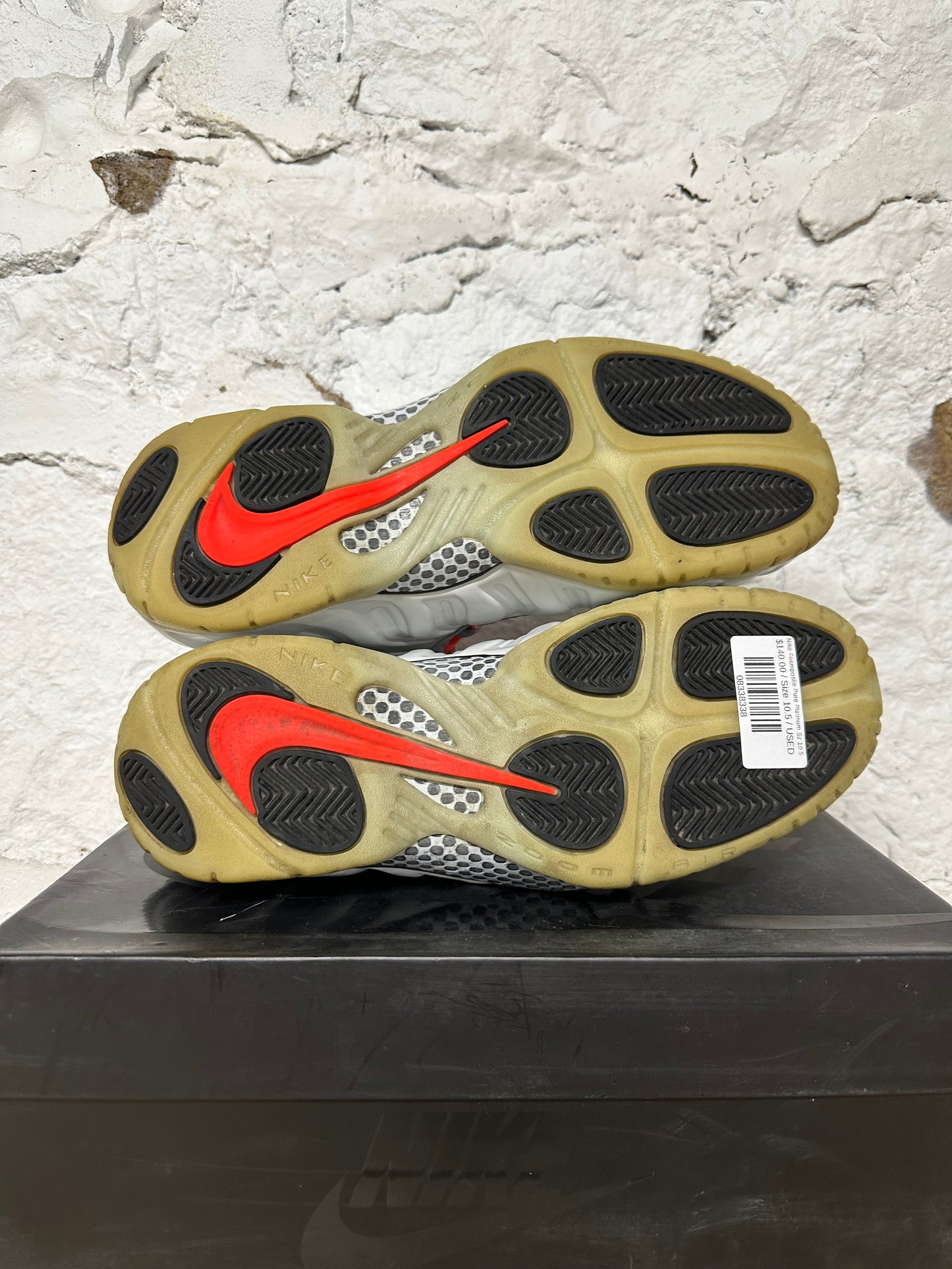 Nike Air Foamposite Pro Pure Platinum Sz 10.5