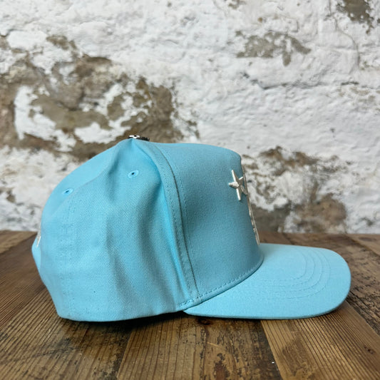 Hellstar OG Logo Baby Blue Snapback Hat