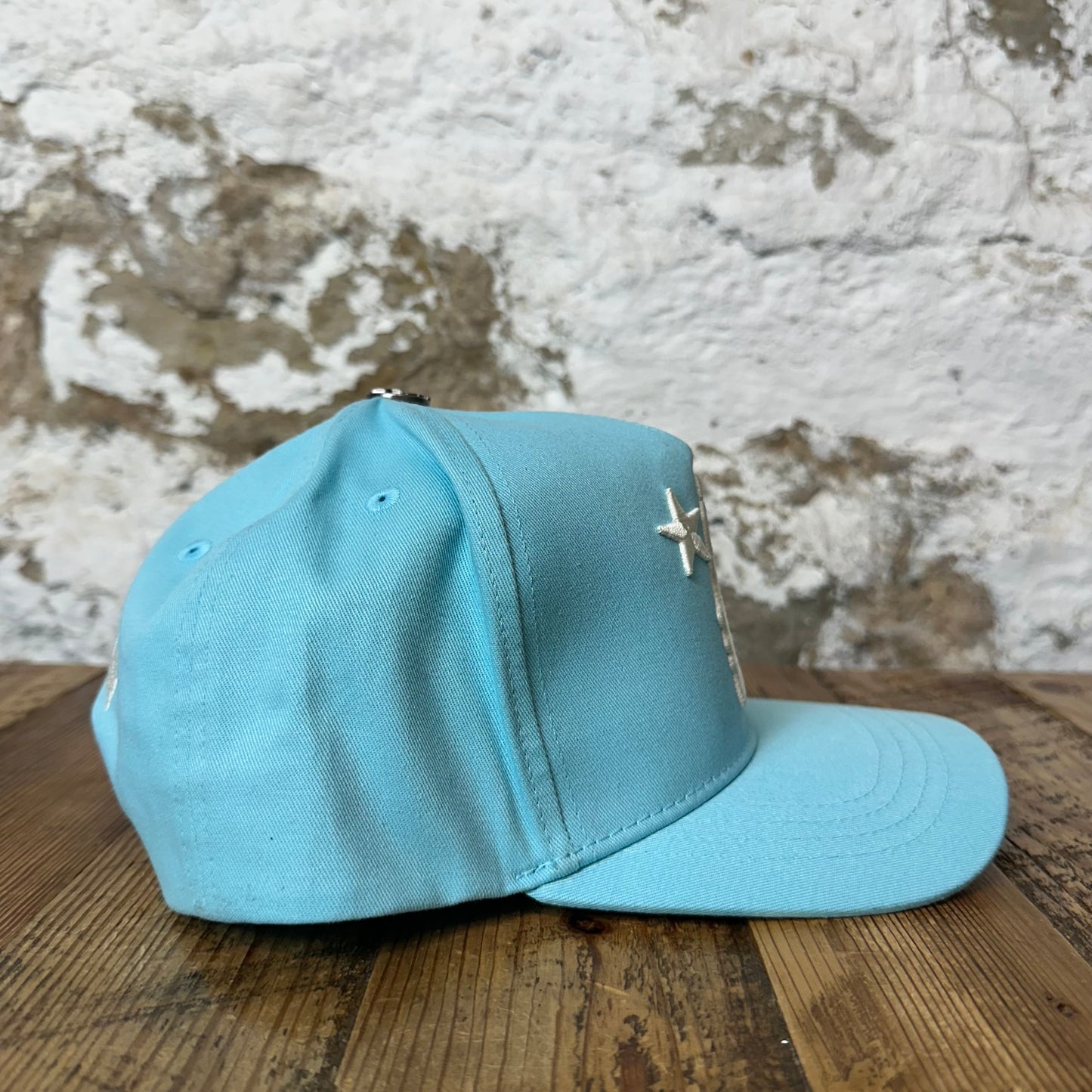 Hellstar OG Logo Baby Blue Snapback Hat