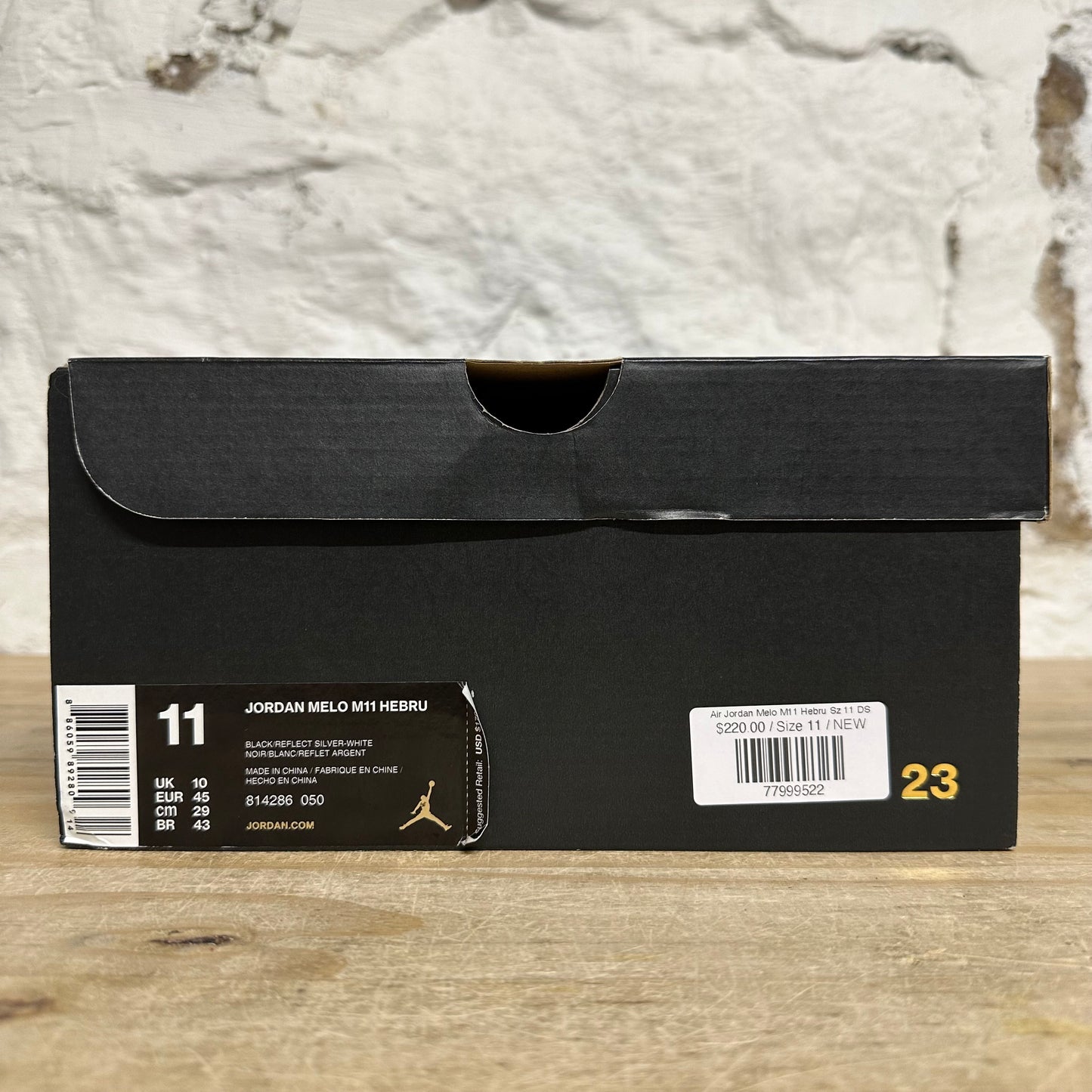 Air Jordan Melo M11 Hebru Sz 11 DS