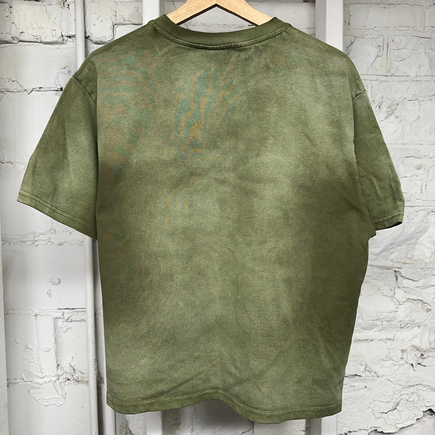 Saint Vanity Saint Was Here Green T-Shirt Sz S