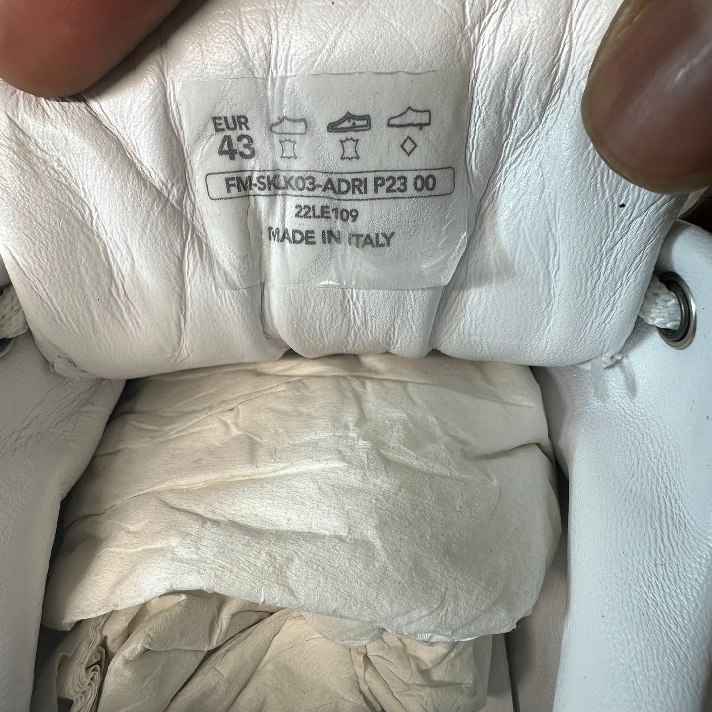 Lanvin Curbies 2 Low White Sneaker Sz 10 (43)