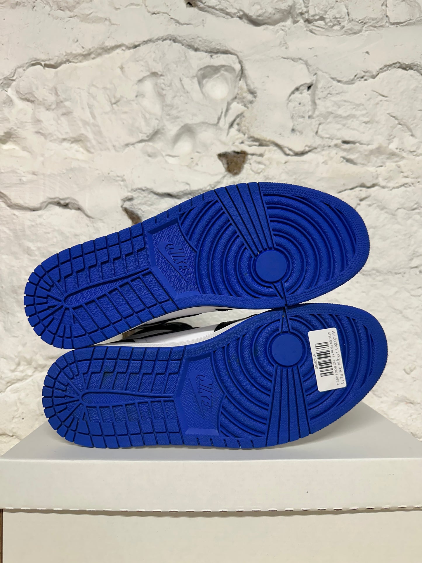 Air Jordan 1 High Royal Toe Sz 11
