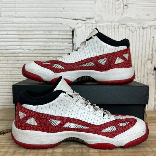 Air Jordan 11 Low IE White Gym Red Sz 6.5Y