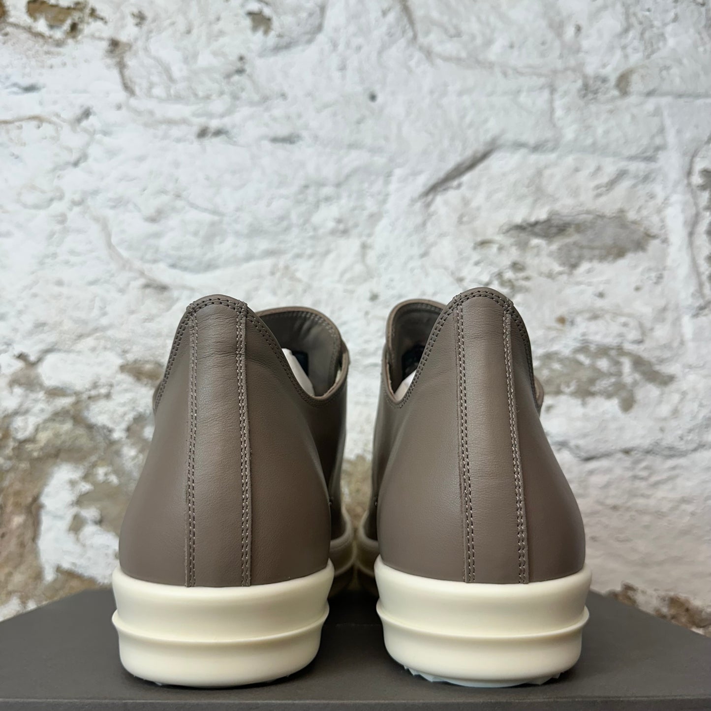 Rick Owens Hollywood Flesh Milk Sneaker Sz 13 (46) DS
