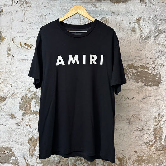 Amiri White Spell T-shirt Black Sz XL