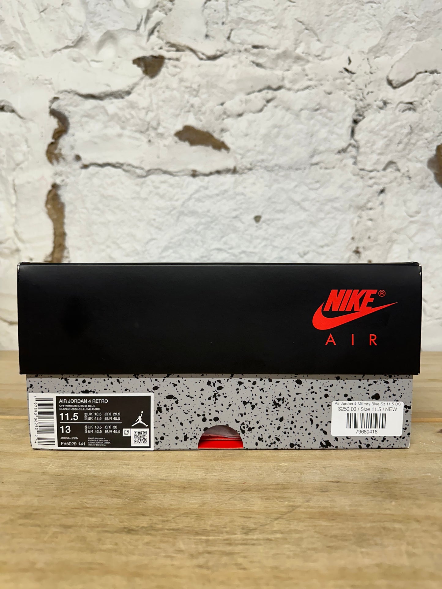 Air Jordan 4 Military Blue Sz 11.5 DS