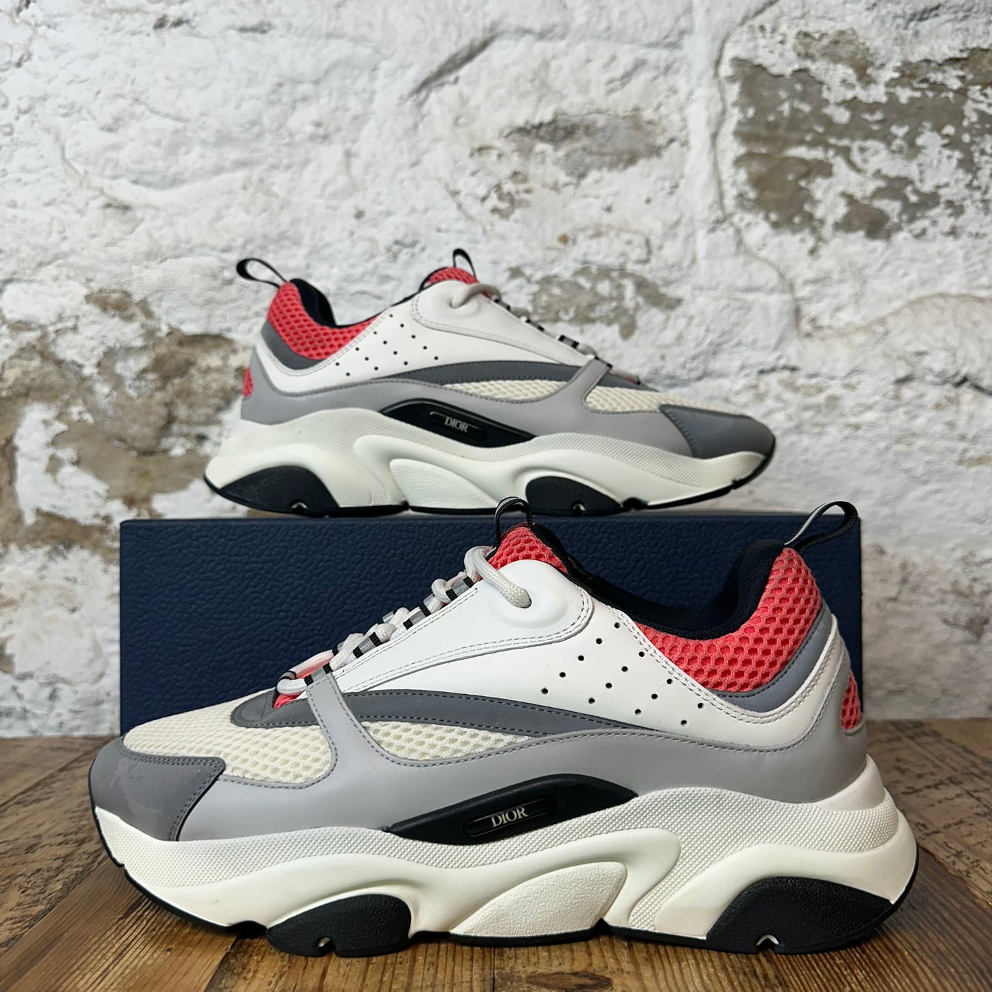 Dior B22 Pink White Black Sneaker Sz 9 (42)