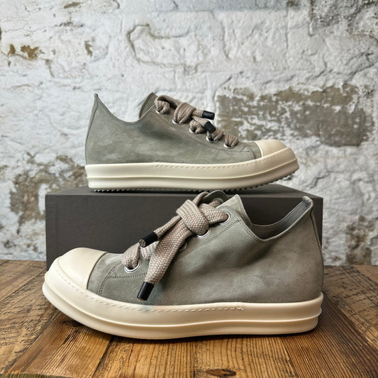 Rick Owens Jumbo Lace Dark Pearl Milk Sneaker DS