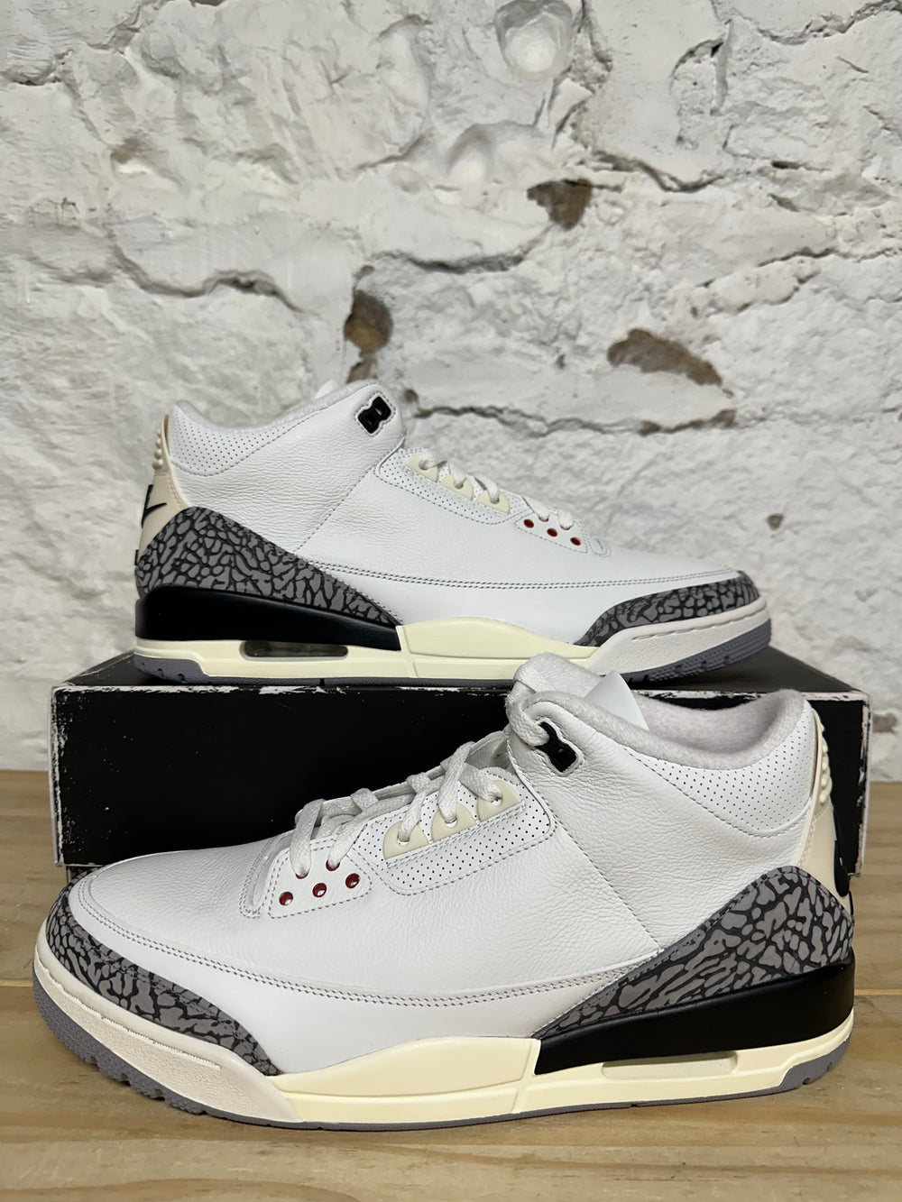 Air Jordan 3 Reimagined White Cement Sz 14 DS