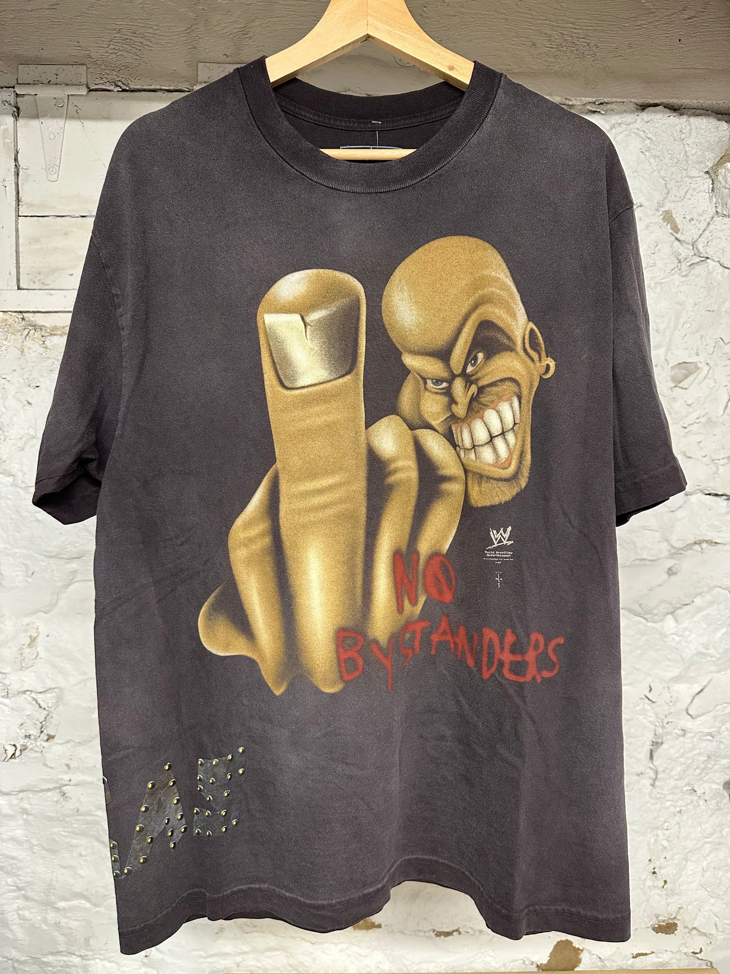 Travis Scott No Bystanders WWE T-Shirt Sz L