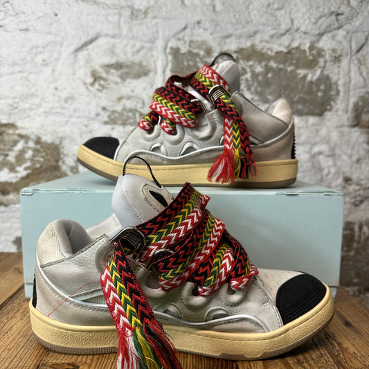 Lanvin Curb Multicolor Lace Grey Sneaker Sz 9 (42)