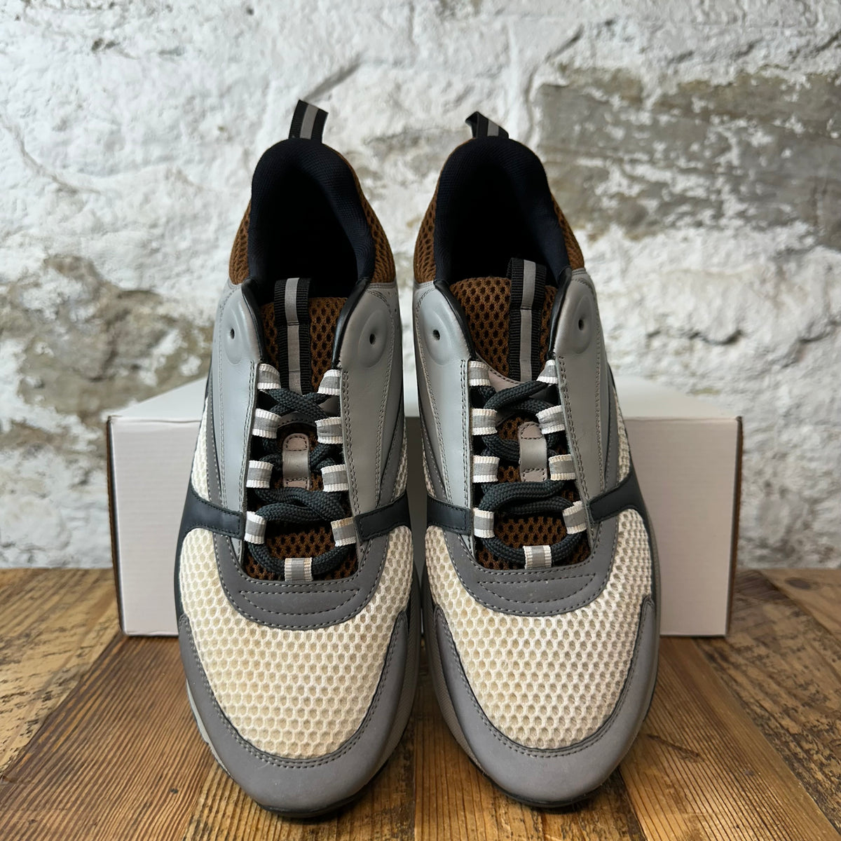 Dior B22 Brown Grey White Sneaker Sz 10 (43)