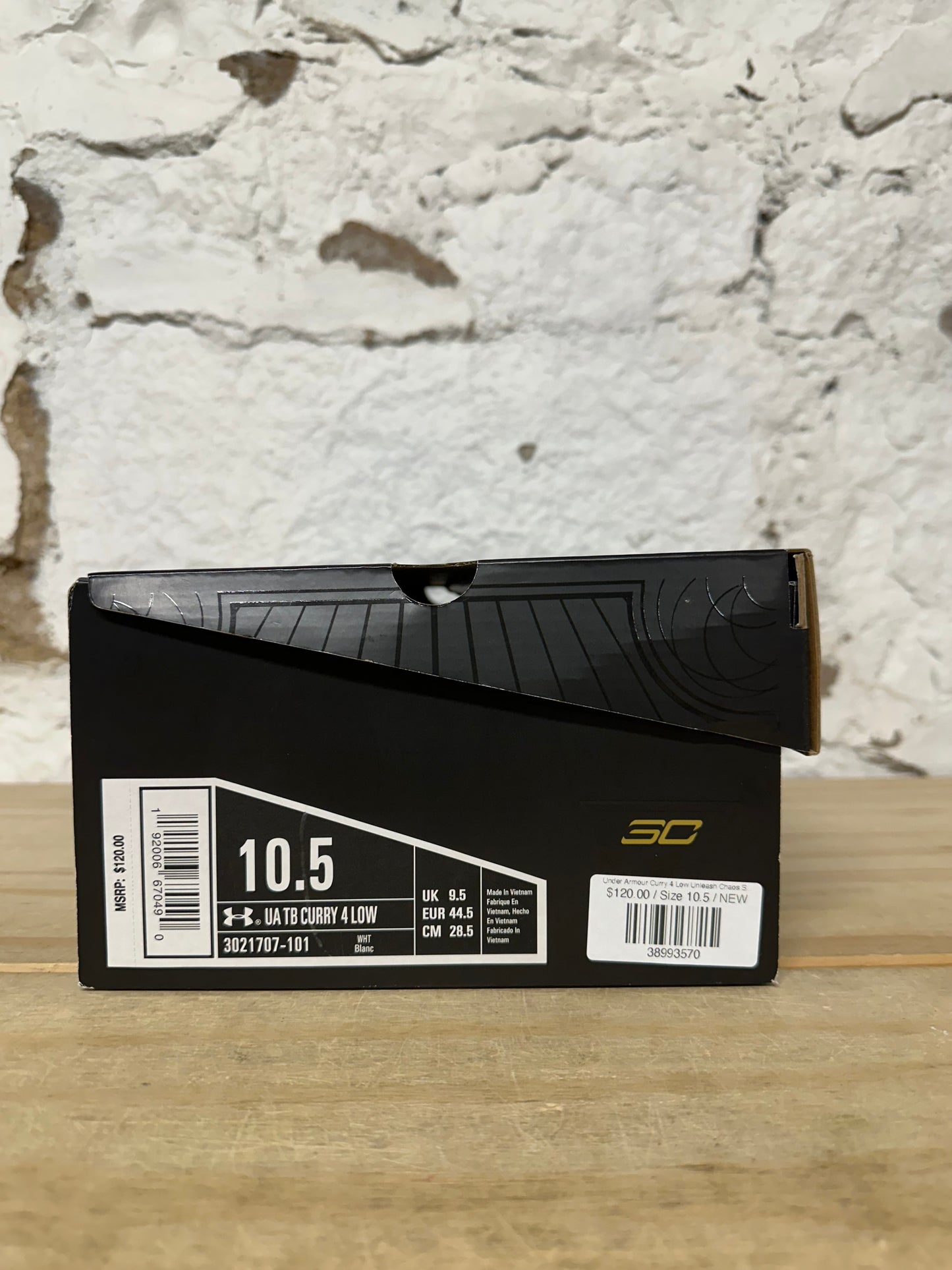 Under Armour Curry 4 Low Unleash Chaos Sz 10.5 DS