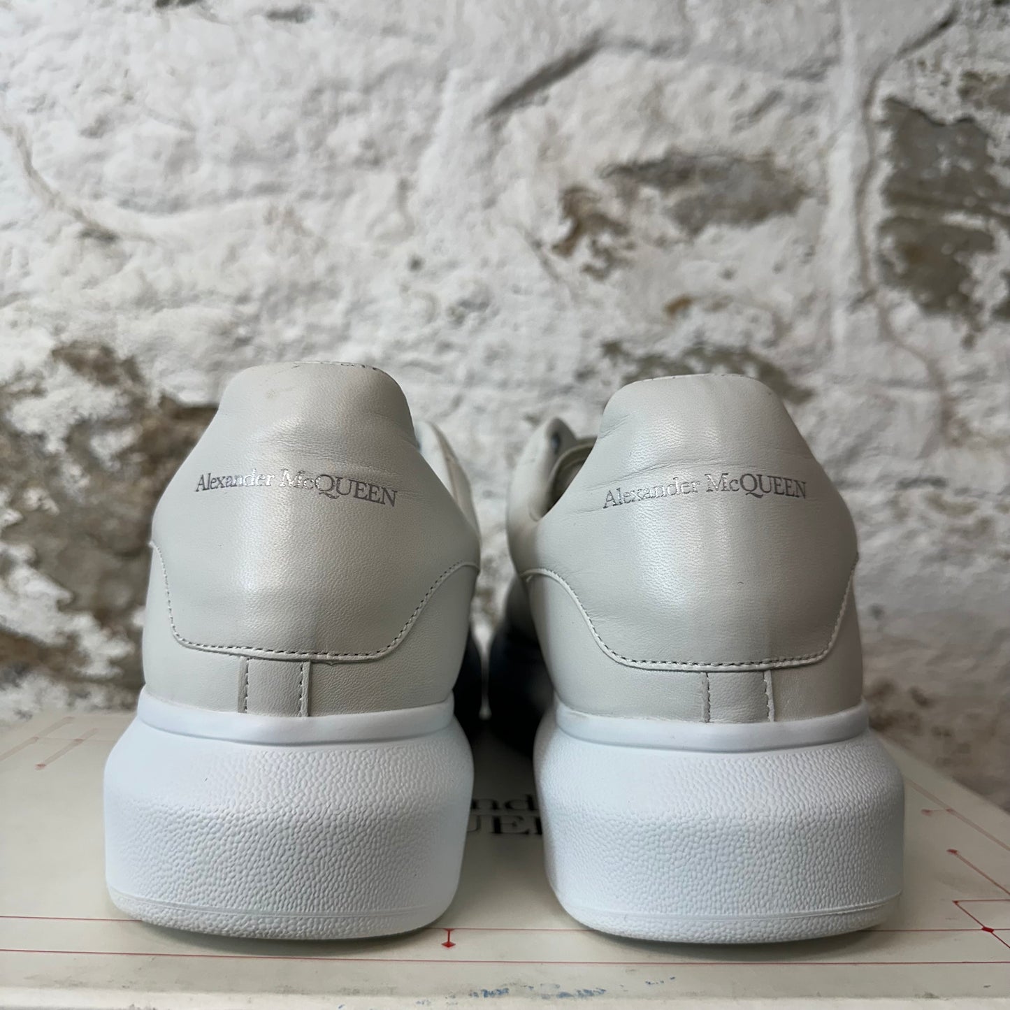 Alexander Mcqueen Grey Suede White Sneaker Sz 13 (46)