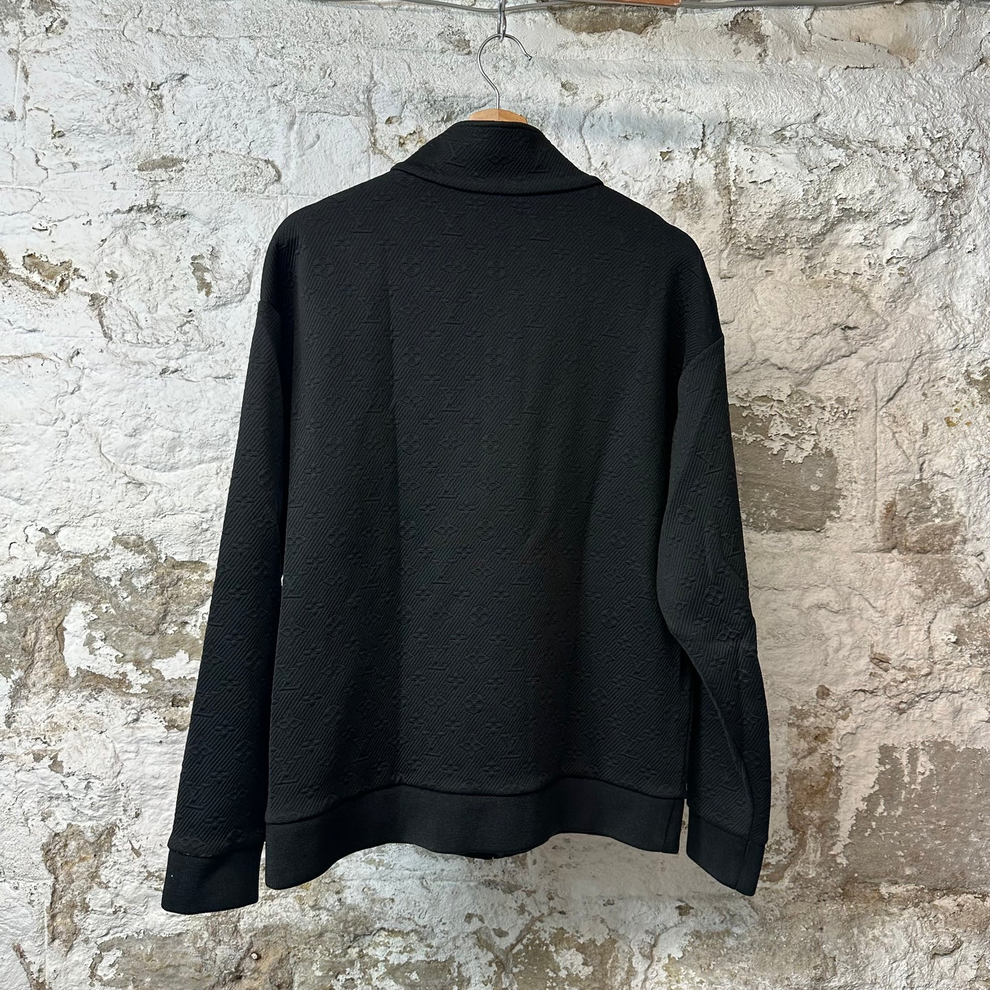 Louis Vuitton Black Monogram Track Jacket Sz L