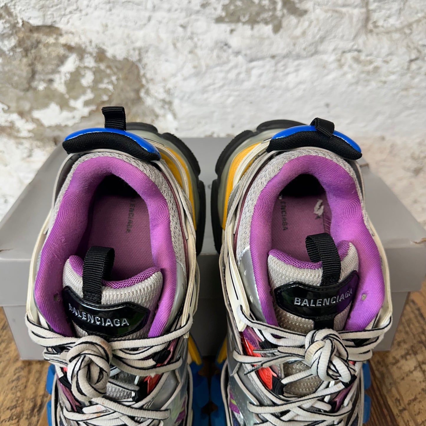 Balenciaga Track Runner Multicolor Silver Sneaker Sz 9 (42)