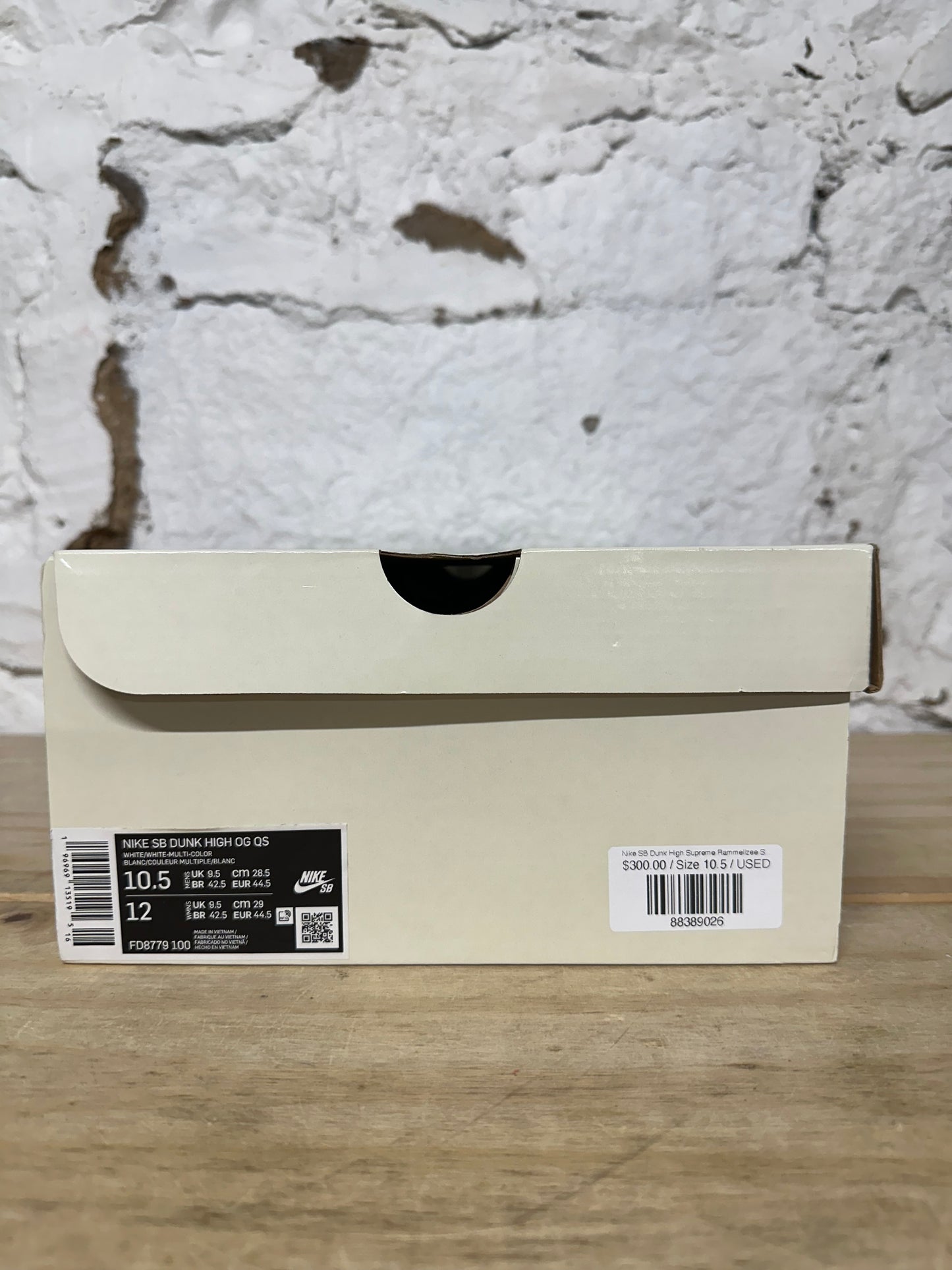 Nike SB Dunk High Supreme Rammellzee Sz 10.5 DS