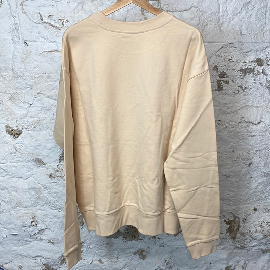 Marni Red Spellout Tan Crewneck Sz (48) DS