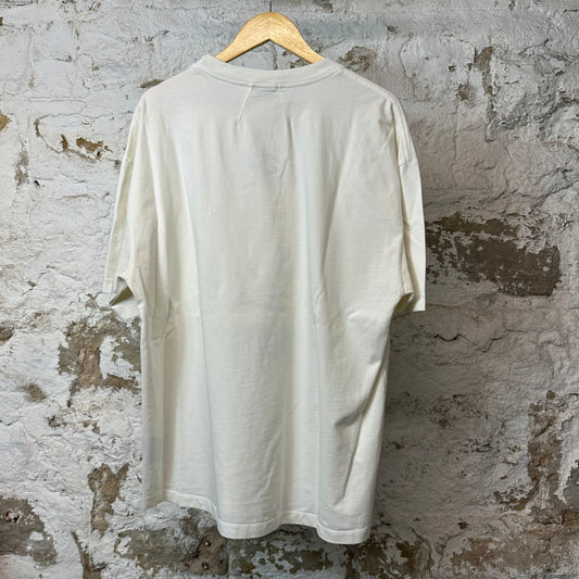 Rhude Destination T-shirt Cream Sz L (Stained)