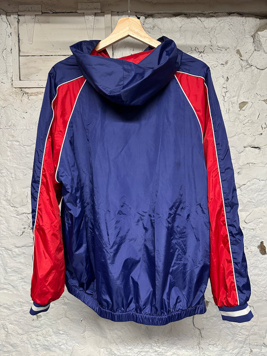 Supreme Blue Red White Pullover Jacket Sz M