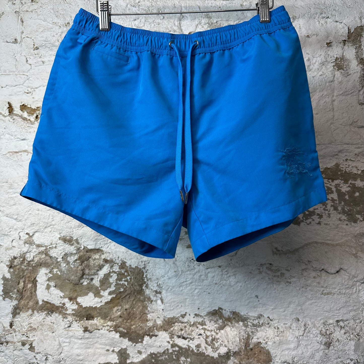 Burberry Horseferry Logo Swim Shorts Blue Sz M