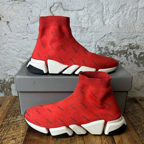 Balenciaga Sock Runner Sneaker Red Sz 11 (44)