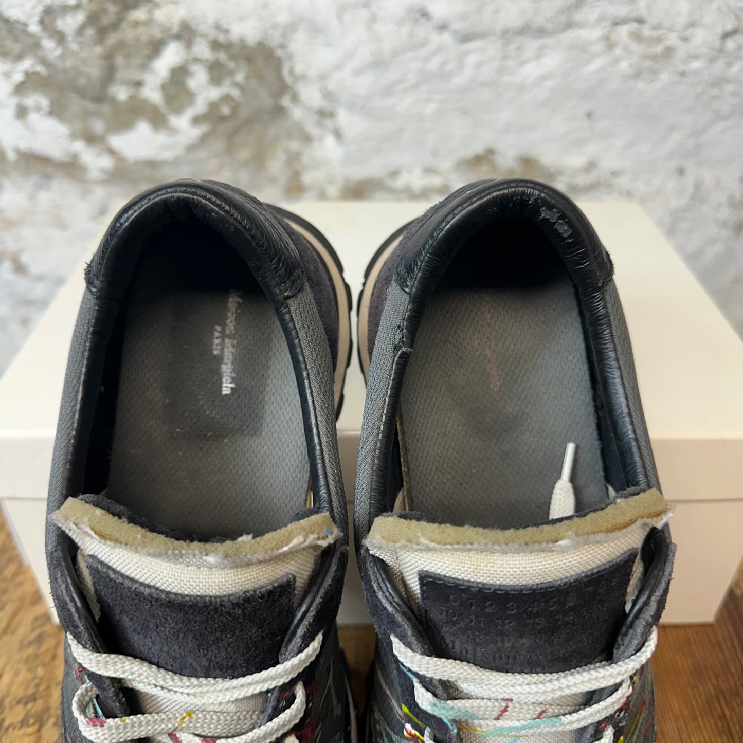 Maison Margiela Paint Splatter Runner Sneaker Sz 8 (41)
